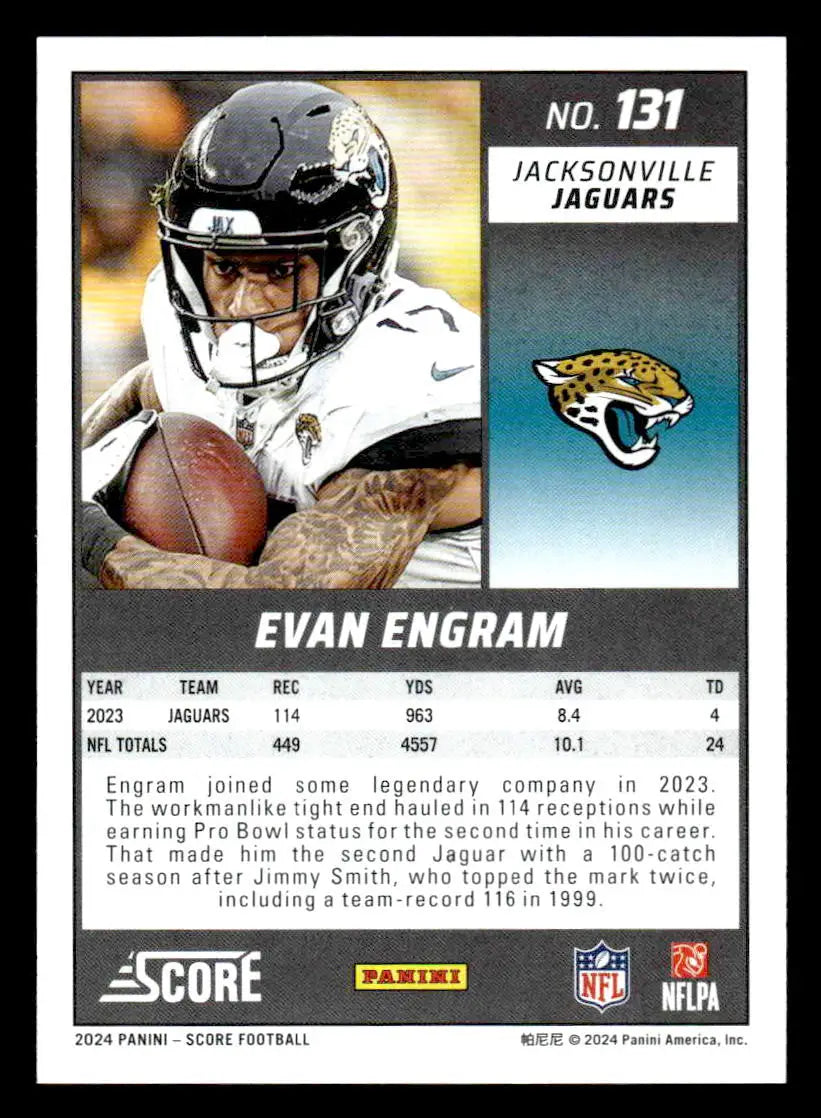 2024 Score #131 Evan Engram - Football Card Single