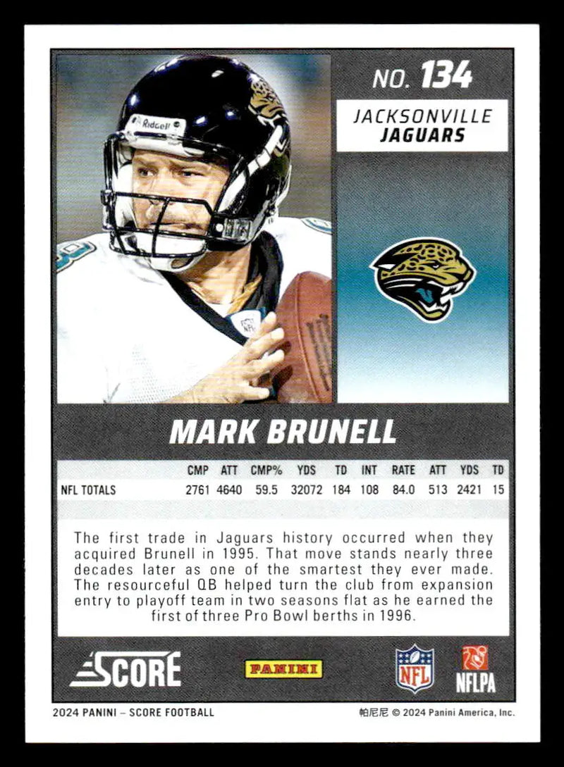 2024 Score #134 Mark Brunell - Football Card Single