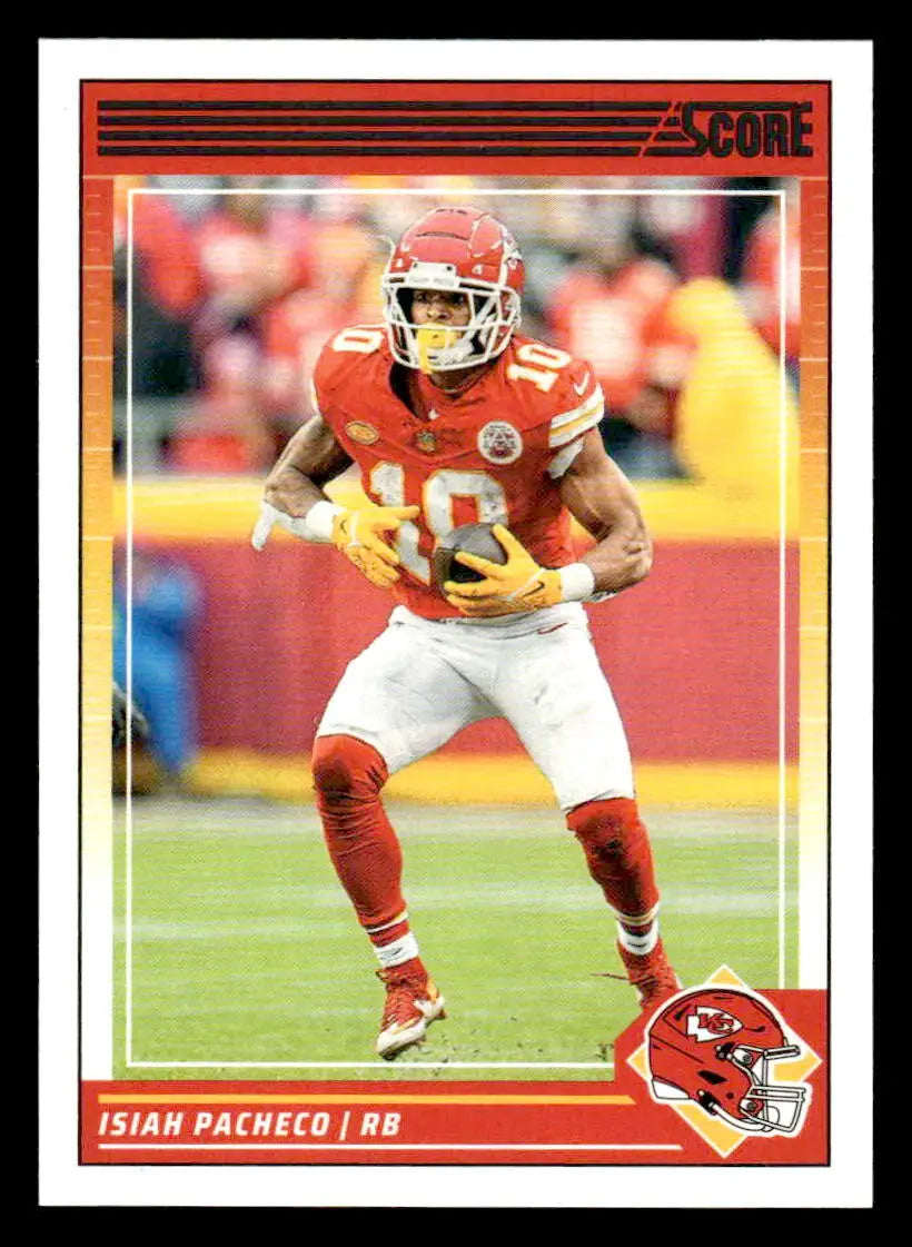 2024 Score #138 Isiah Pacheco - Football Card Single