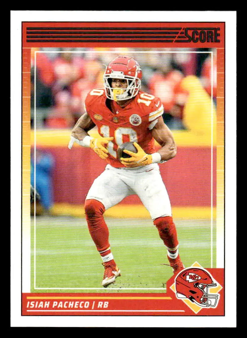 2024 Score #138 Isiah Pacheco - Football Card Single