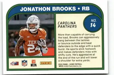 2024 Score #14 Jonathon Brooks Protential - Football Card Single