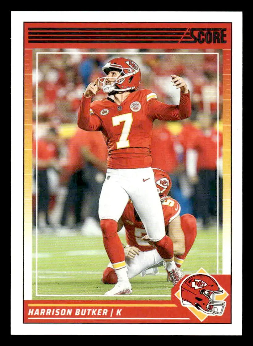 2024 Score #140 Harrison Butker - Football Card Single
