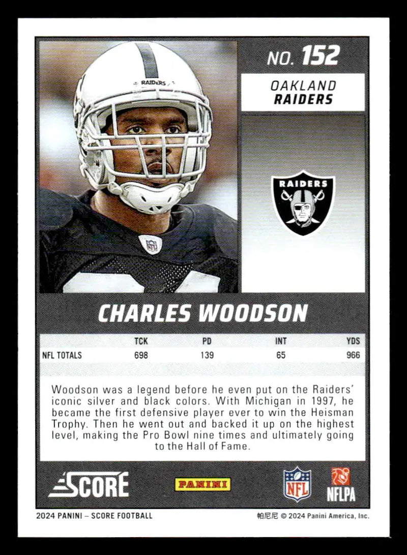 2024 Score #152 Charles Woodson - Football Card Single