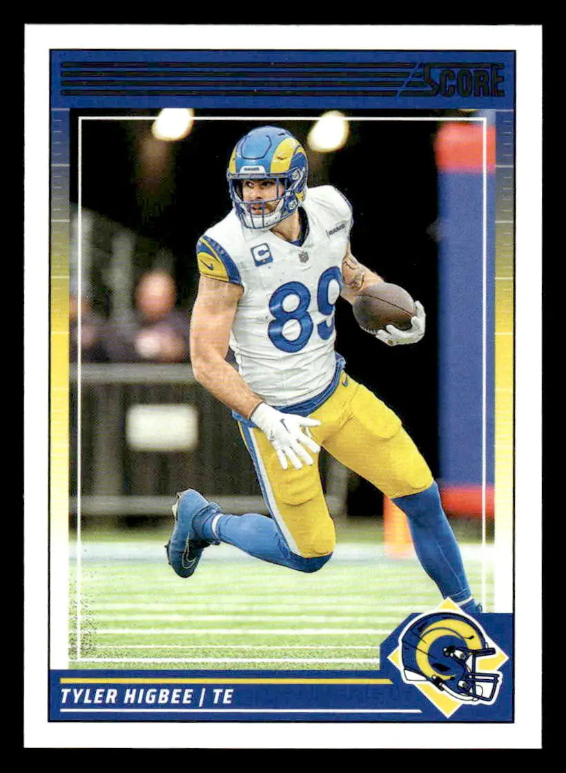 2024 Score #158 Tyler Higbee Los Angeles Rams - Football Card Single