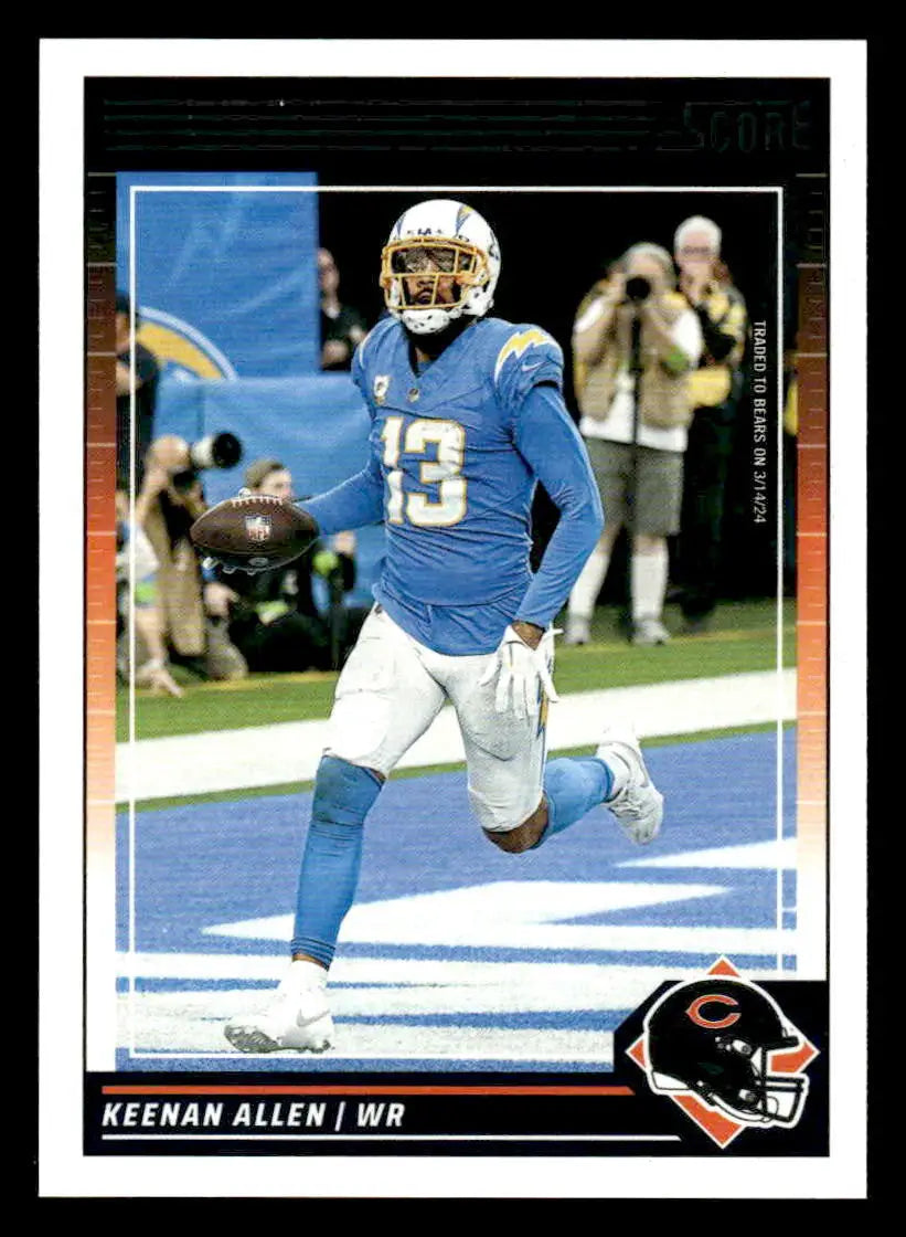 2024 Score #168 Keenan Allen - Football Card Single