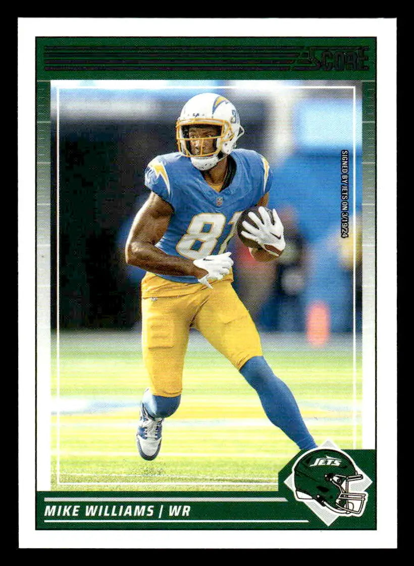 2024 Score #169 Mike Williams - Football Card Single