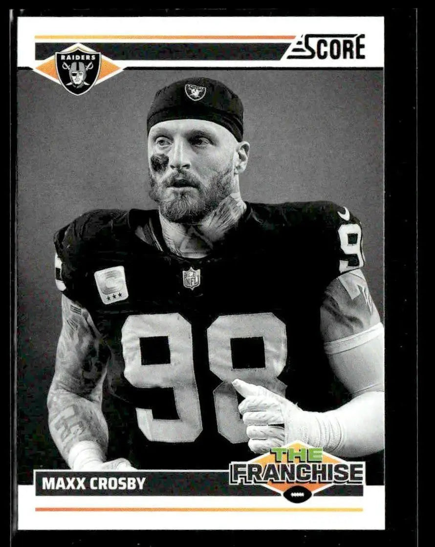 2024 Score #17 Maxx Crosby The Franchise - Football Card Single