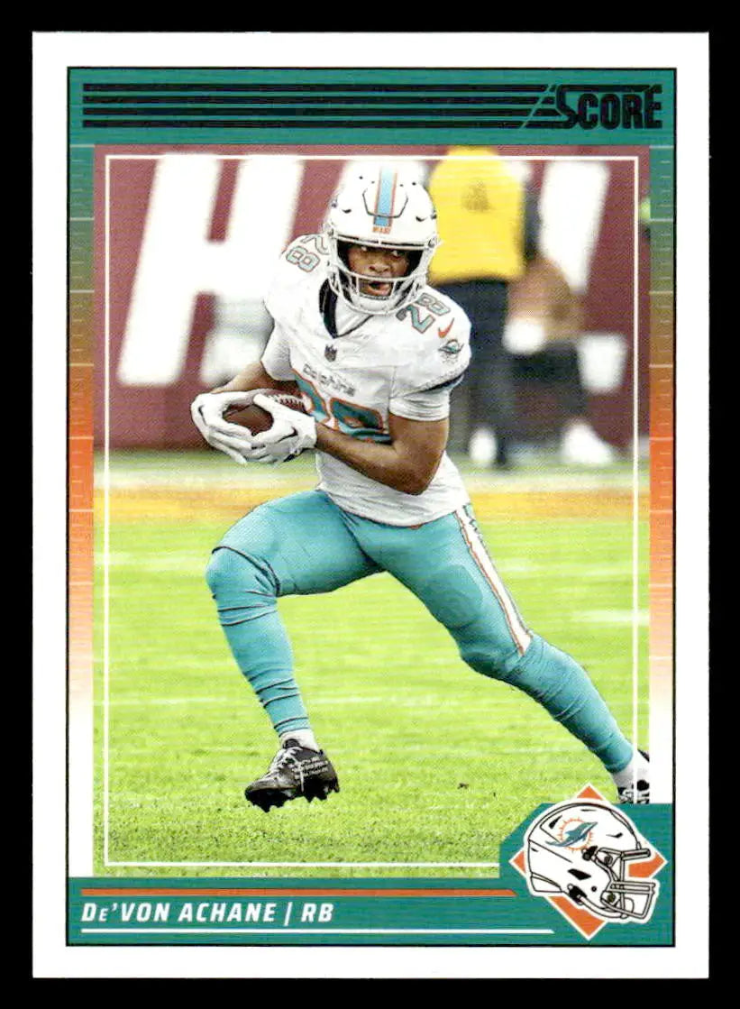 2024 Score #172 De’Von Achane - Football Card Single