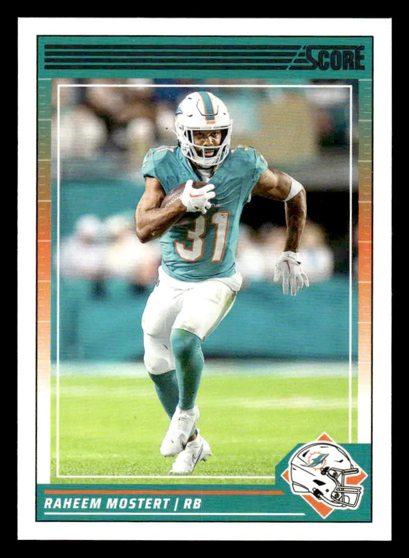 2024 Score #175 Raheem Mostert Miami Dolphins - Football Card Single