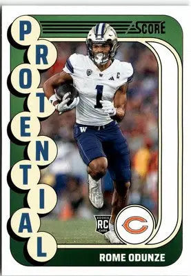 2024 Score #18 Rome Odunze Protential - Football Card Single