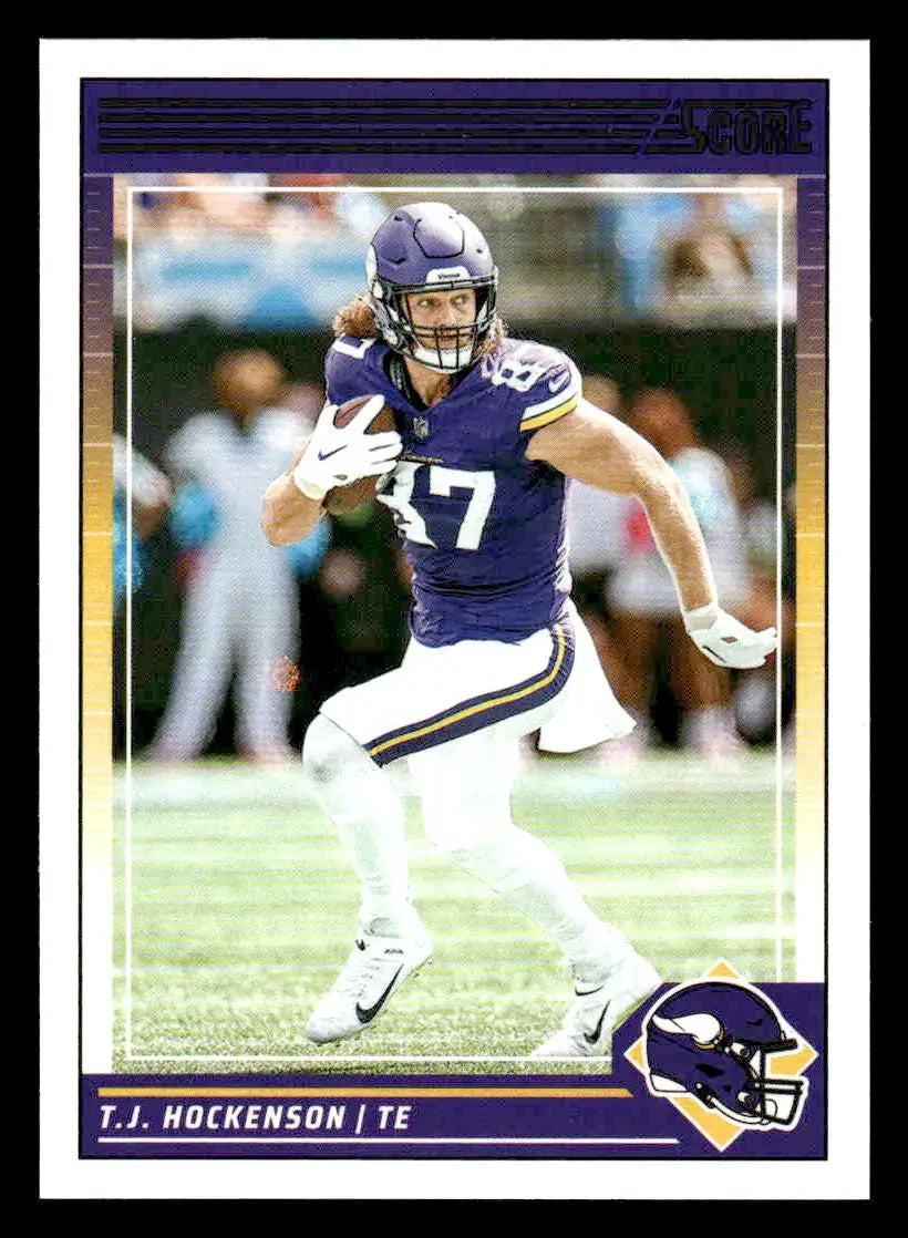 2024 Score #185 T.J. Hockenson - Football Card Single