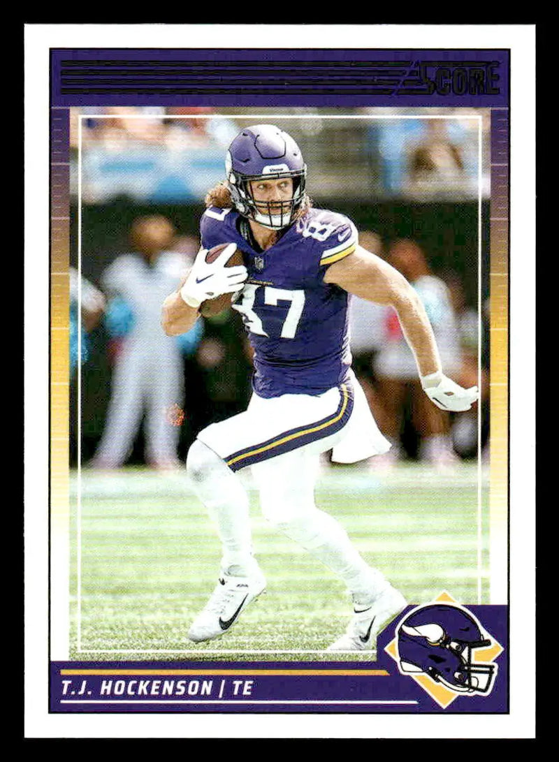 2024 Score #185 T.J. Hockenson - Football Card Single