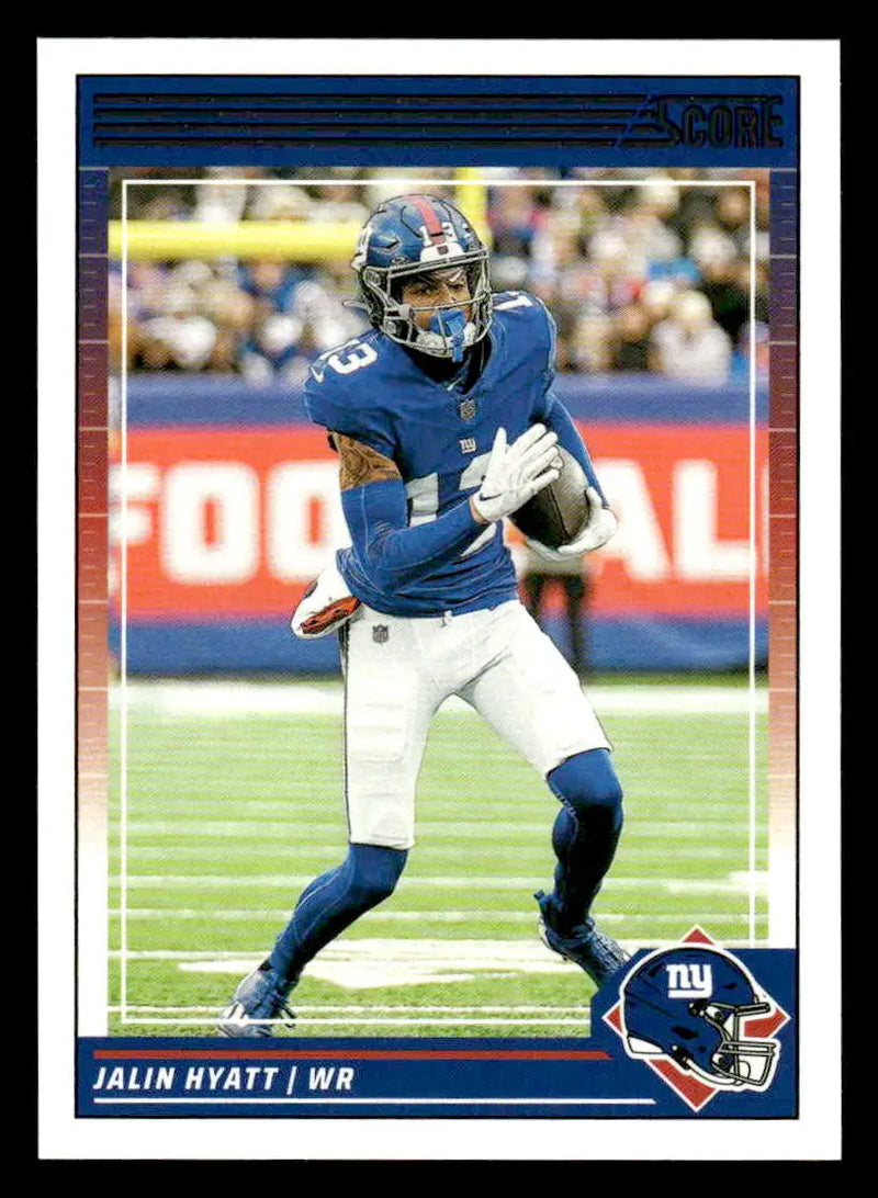 2024 Score #208 Jalin Hyatt - Football Card Single