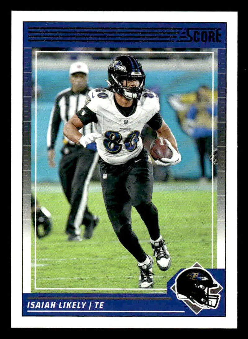 2024 Score #21 Isaiah Likely - Football Card Single