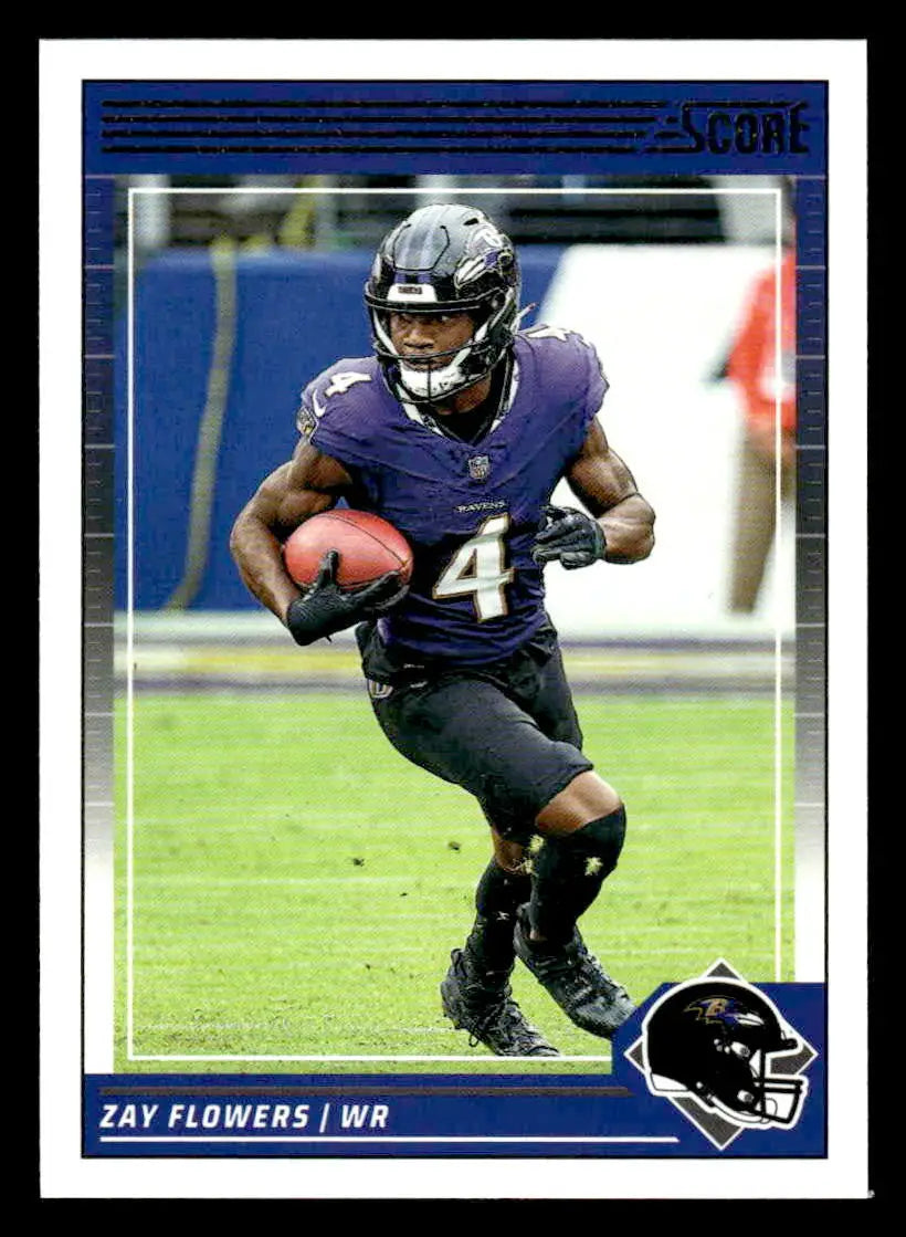 2024 Score #23 Zay Flowers - Football Card Single