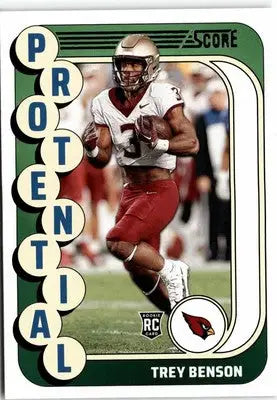 2024 Score #24 Trey Benson Protential - Football Card Single