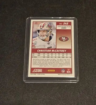 2024 Score #245 Christian McCaffrey Red - Football Card Single