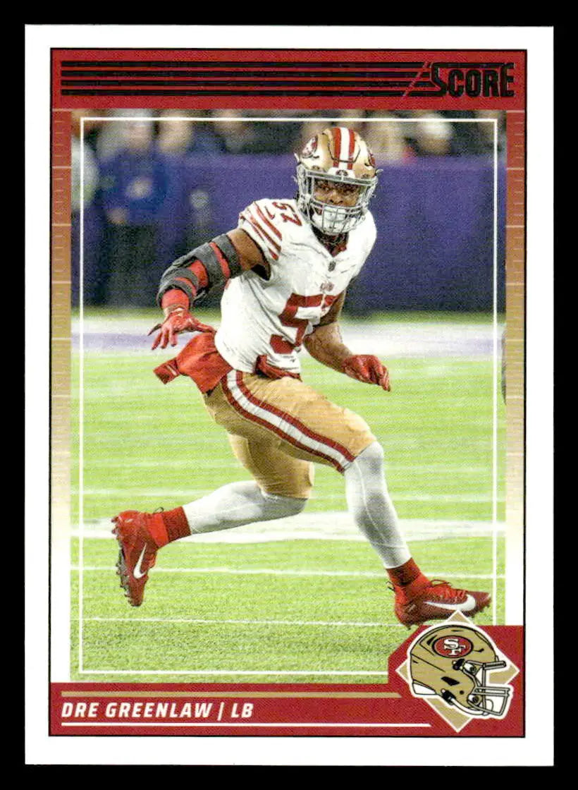 2024 Score #250 Dre Greenlaw - Football Card Single