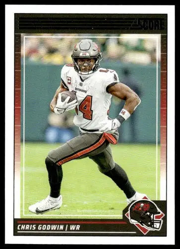 Original gloss Chris Godwin football card 2024 Score Buccaneers NM Near Mint