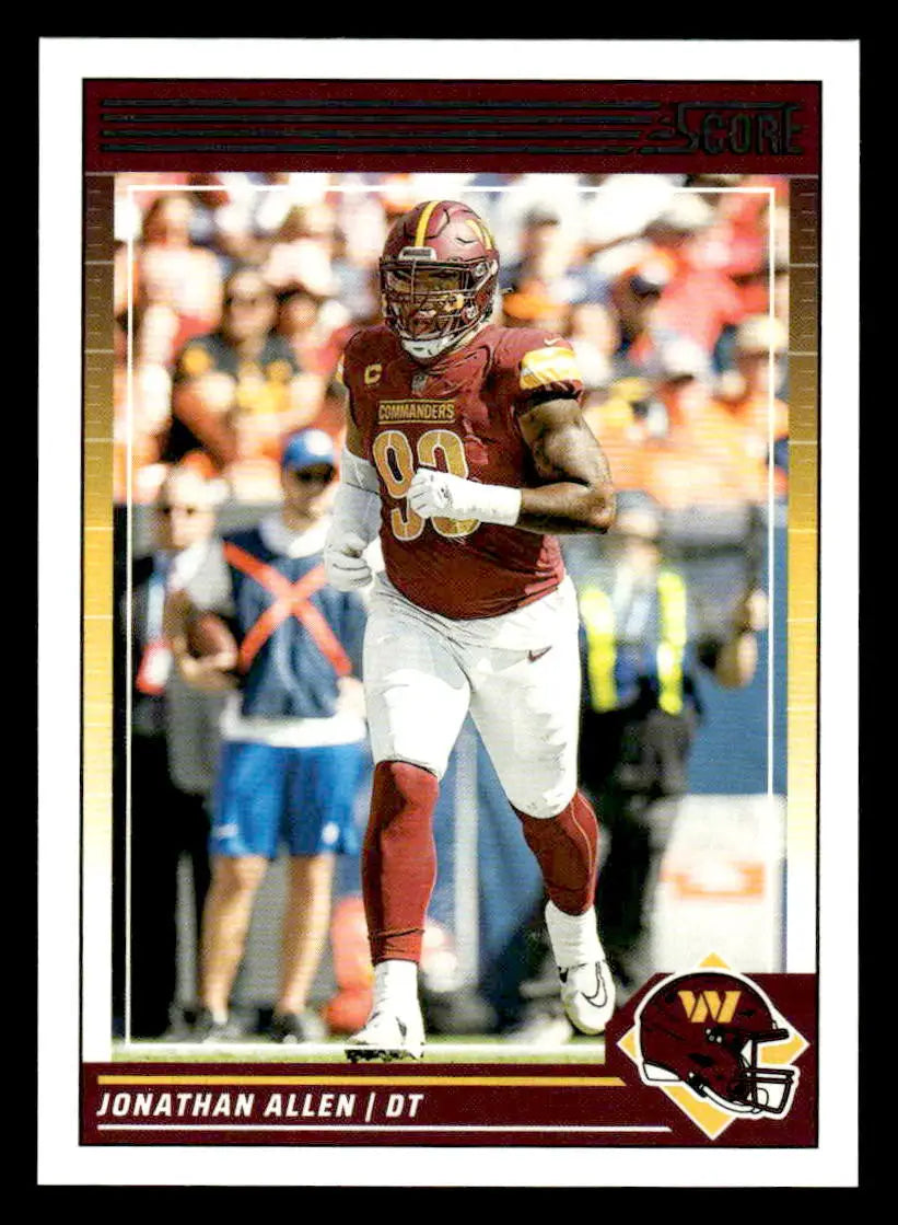 2024 Score #280 Jonathan Allen - Football Card Single
