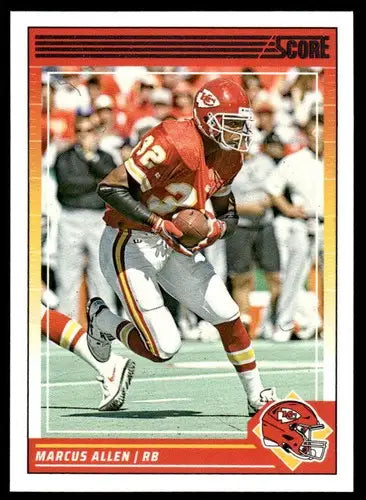 Original gloss Marcus Allen football card 2024 Score Chiefs NM Near Mint