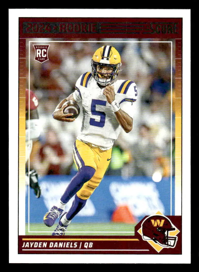 2024 Score #302 Jayden Daniels - Football Card Single