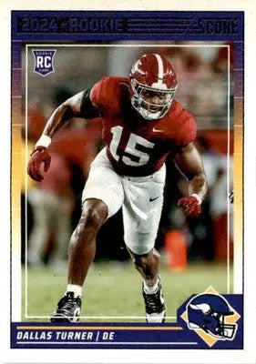 2024 Score #308 Dallas Turner - Football Card Single