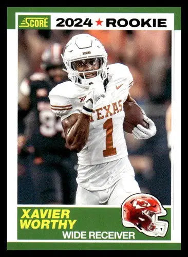 2024 Score 35th Anniversary Rookie #1 Xavier Worthy NM-MT Chiefs ID:75481 - Football Card Single