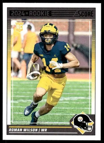 2024 Score #360 Roman Wilson NM Near Mint RC Rookie Steelers ID:75993 ID:75993 - Football Card Single