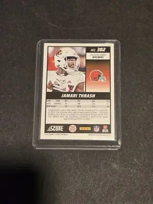 2024 Score #382 Jamari Thrash Orange 452/630 - Football Card Single
