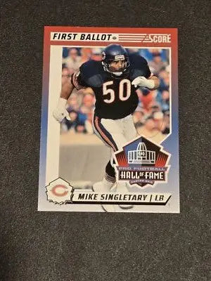 2024 Score #4 Mike Singletary First Ballot - Football Card Single