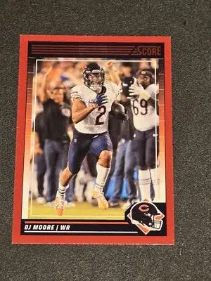2024 Score #46 DJ Moore Red - Football Card Single