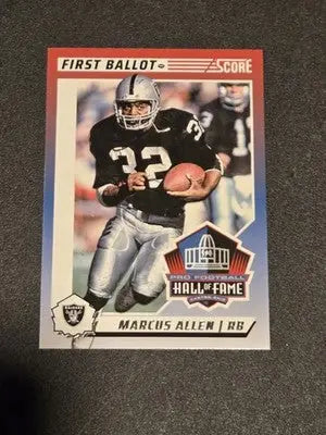 2024 Score #5 Marcus Allen First Ballot Pink - Football Card Single