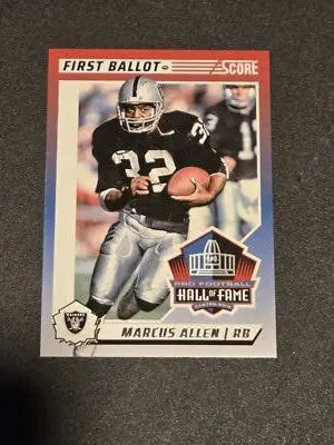 2024 Score #5 Marcus Allen First Ballot Pink - Football Card Single