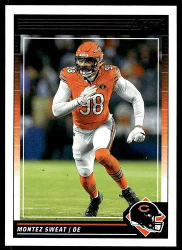 Original gloss Montez Sweat football card 2024 Score NM-MT Bears ID:75576
