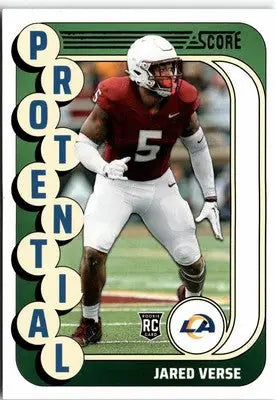 2024 Score #7 Jared Verse Protential - Football Card Single