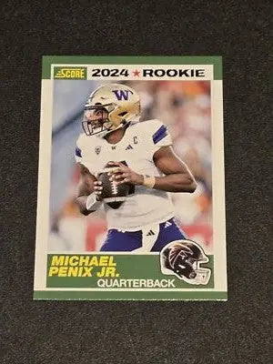 2024 Score #7 Michael Penix Jr. 35th Anniversary Rookies - Football Card Single