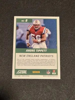 2024 Score #8 Andre Tippett First Ballot - Football Card Single