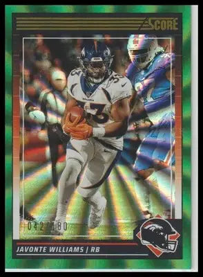 2024 Score #85 Javonte Williams Spokes #/180