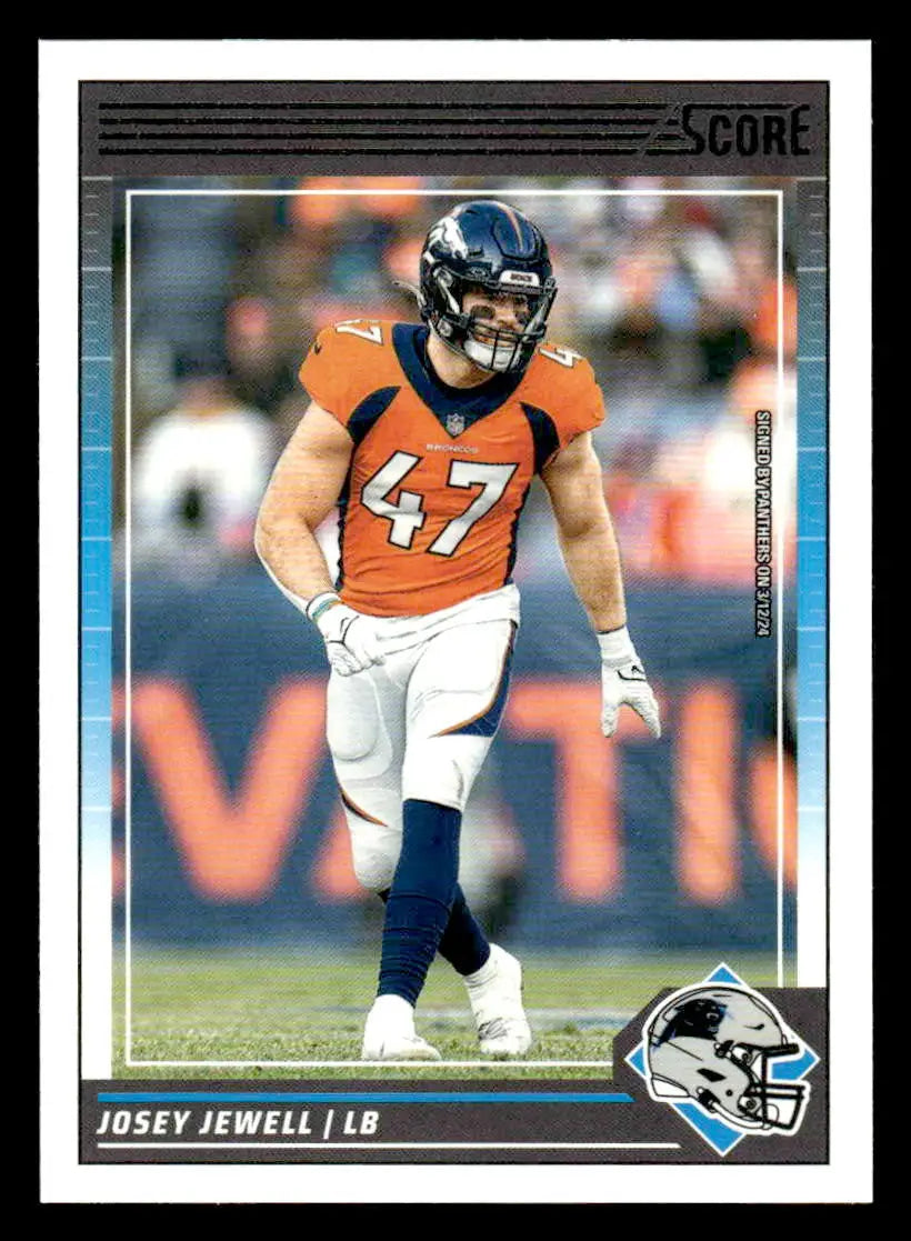 2024 Score #88 Josey Jewell - Football Card Single