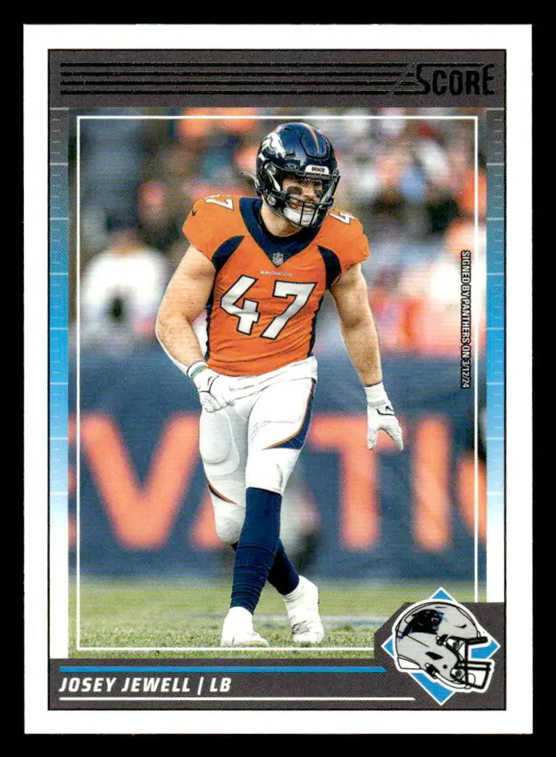 2024 Score #88 Josey Jewell - Football Card Single
