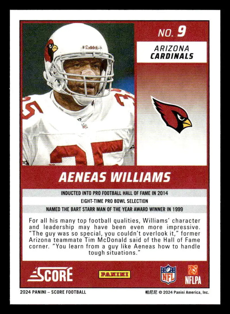 2024 Score #9 Aeneas Williams - Football Card Single