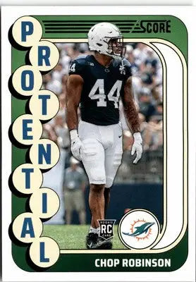 2024 Score #9 Chop Robinson Protential - Football Card Single