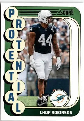 2024 Score #9 Chop Robinson Protential - Football Card Single