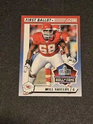 2024 Score #9 Will Shields First Ballot - Football Card Single
