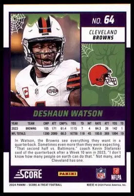 2024 Score-A-Treat Base DeShaun Watson Cleveland Browns 64 - Football Card Single