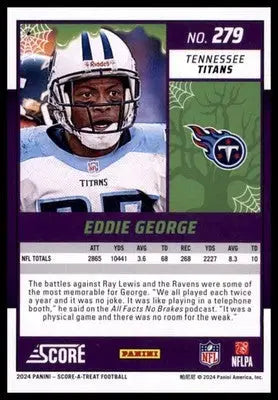 2024 Score-A-Treat Base Eddie George Tennessee Titans 279 - Football Card Single