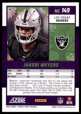 2024 Score-A-Treat Base Jakobi Meyers Las Vegas Raiders 149 - Football Card Single