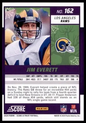 2024 Score-A-Treat Base Jim Everett Los Angeles Rams 162 - Football Card Single