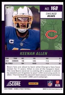 2024 Score-A-Treat Base Keenan Allen Chicago Bears 168 - Football Card Single